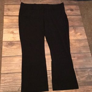 Maurices plus size black trousers 20 short